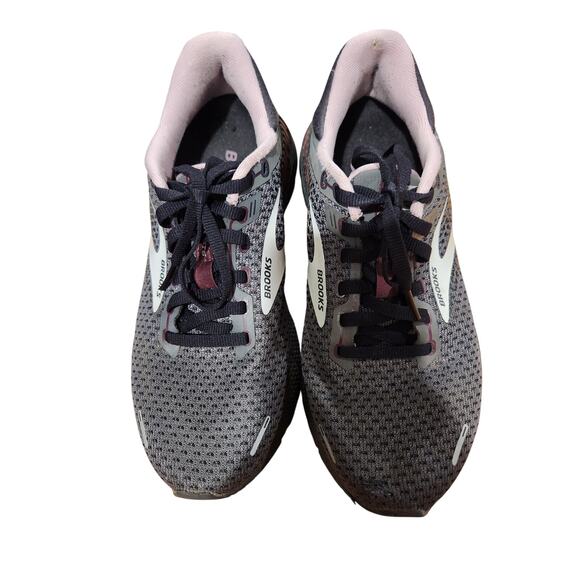 Brooks‎ Adrenaline GTS 22 Running Shoes - Women’s Size 7, Gray Purple Accents - Picture 1 of 8